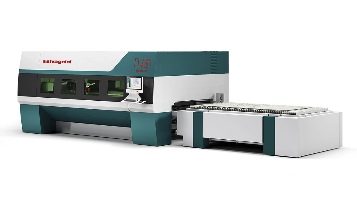 Impianto laser Salvagnini del nuovo reparto lamiera RECA