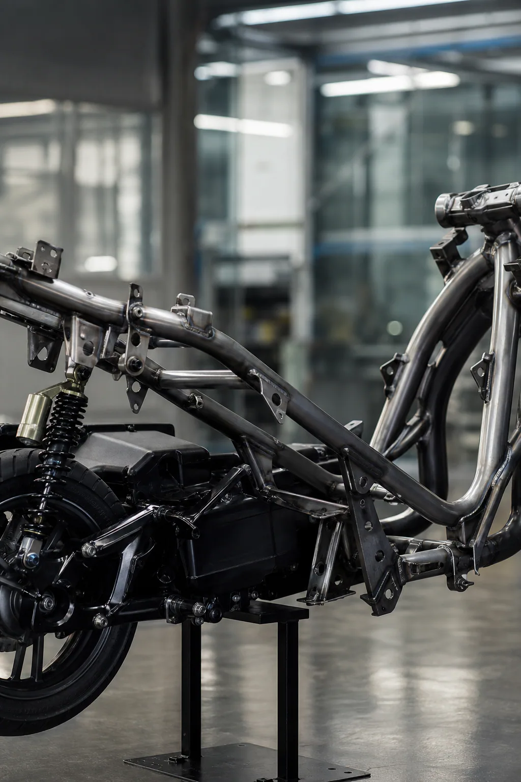 Tubi sagomati e componenti metallici per moto e scooter