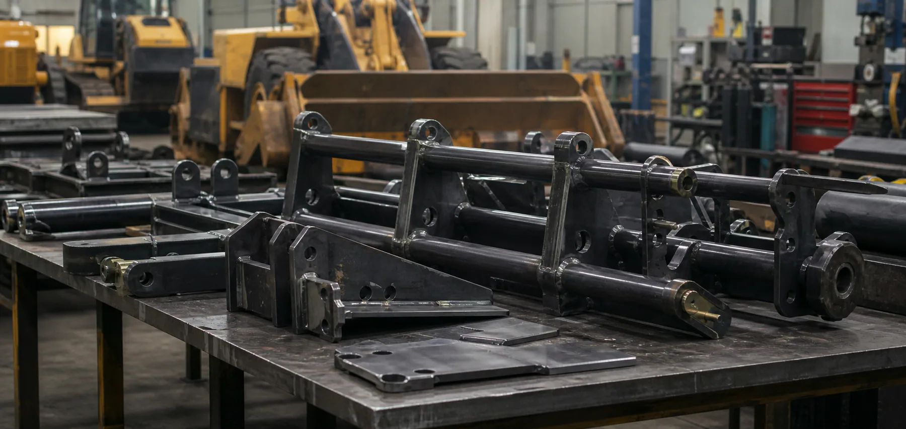 Applicazioni di telai metallici su macchine movimento terra