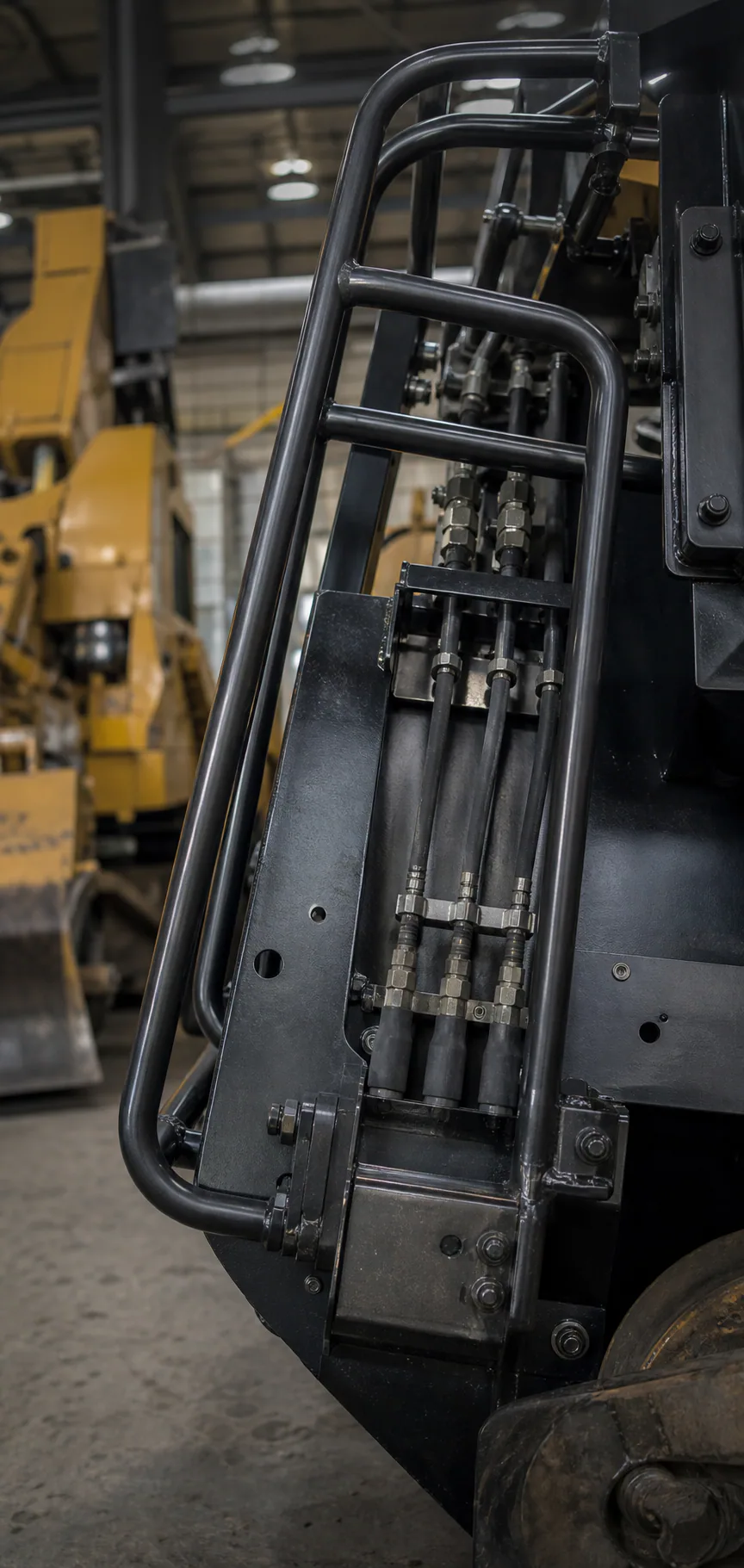 Componenti e protezioni metalliche per macchina movimento terra