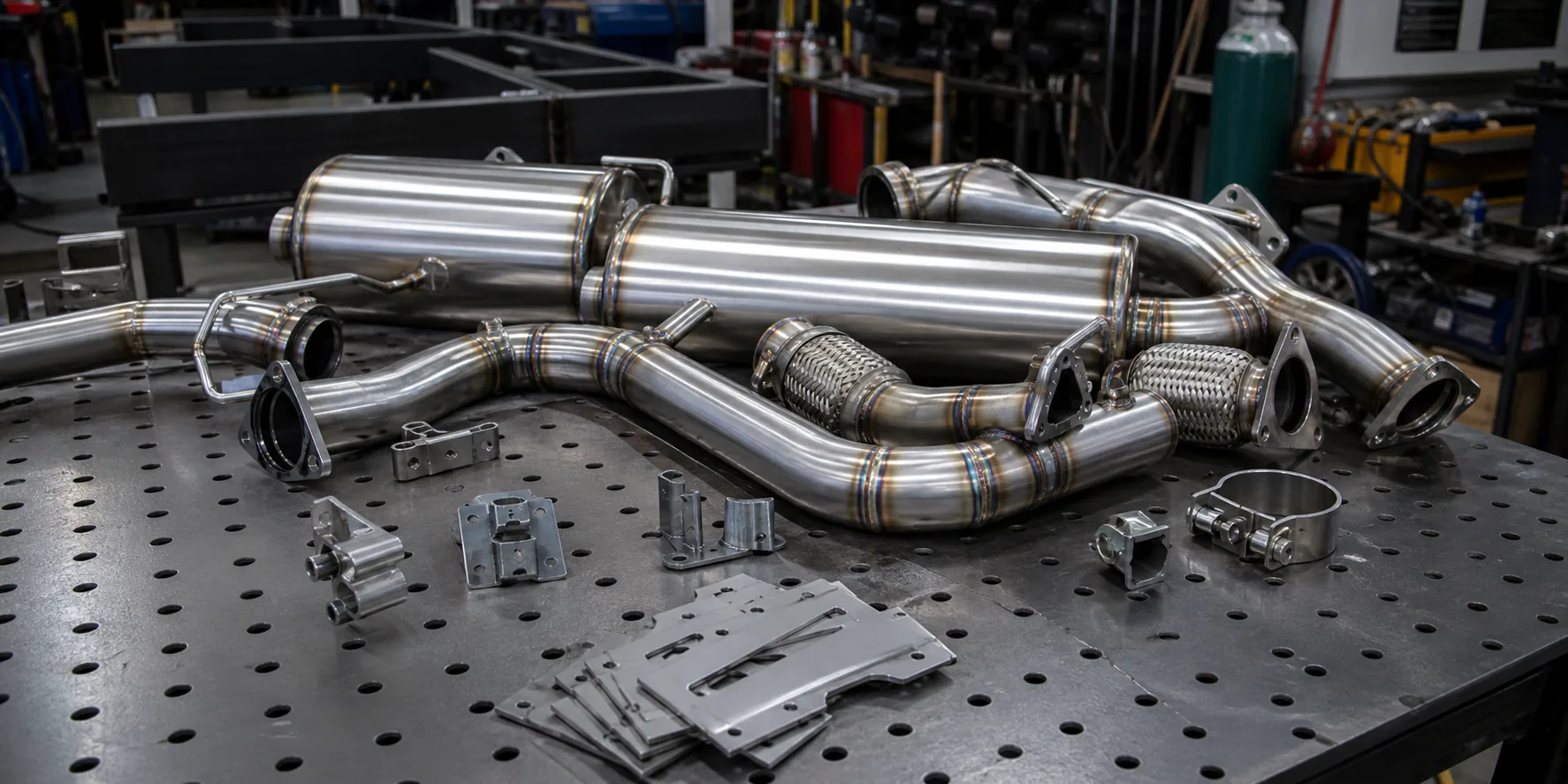 Applicazioni di componenti metallici nei sistemi di scarico