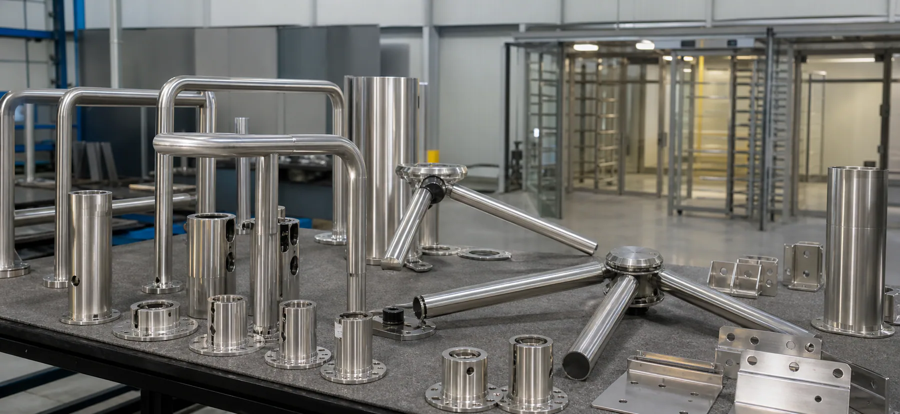 Applicazioni di telai e strutture metalliche nei varchi automatizzati
