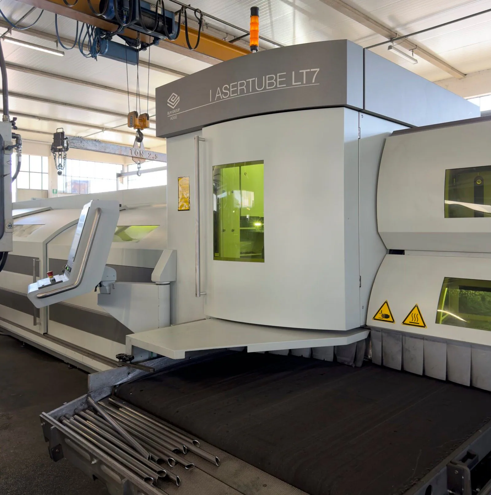 Linea Laser Tube RECA per il taglio laser di tubi metallici
