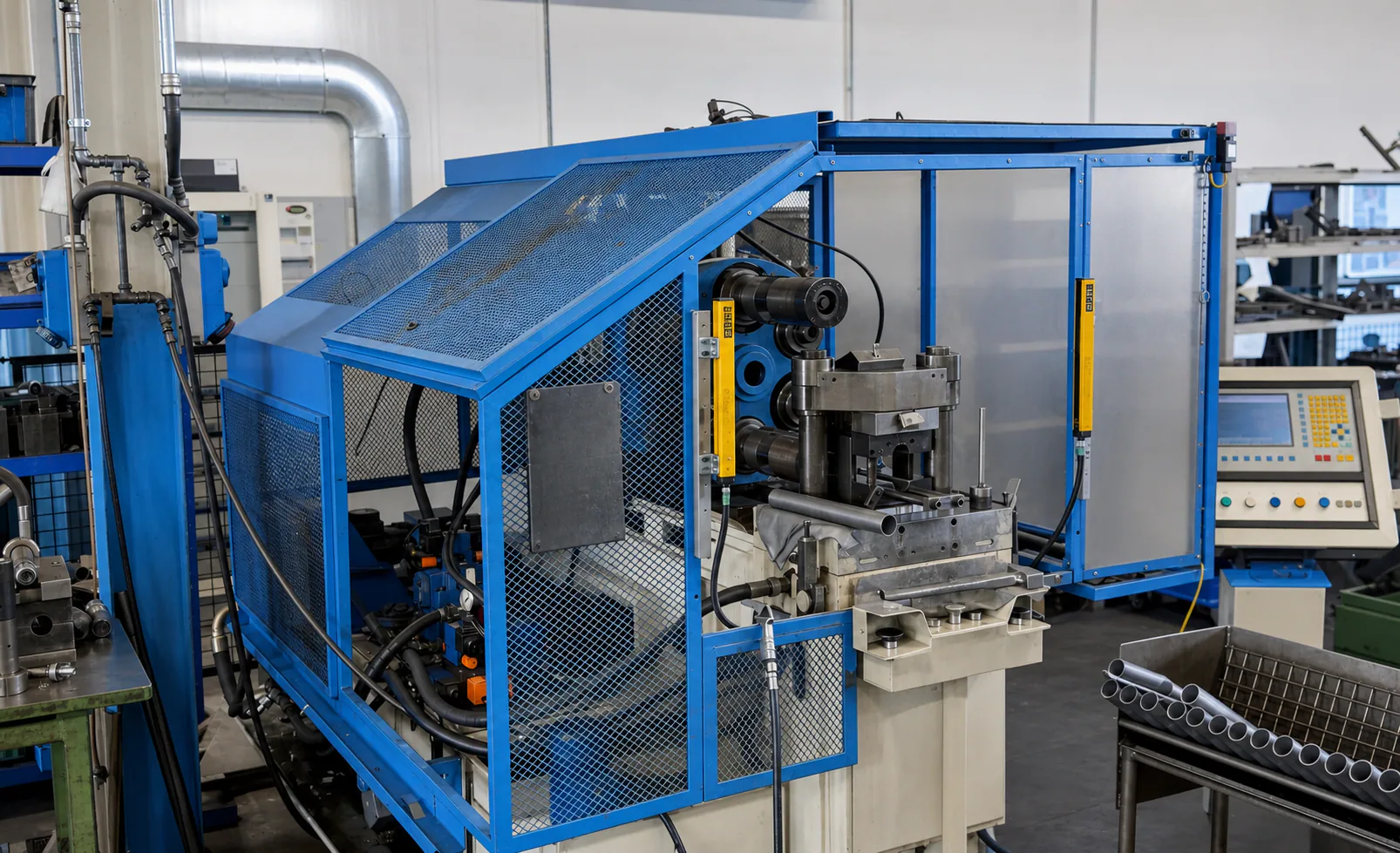 RECA machinery for shaping metal tubes and profiles